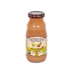 Biezsula Rūdolfs bērniem ābols un bumbieris Bio 260ml