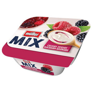 Jogurts Müller mix kazeņu aveņu 3
