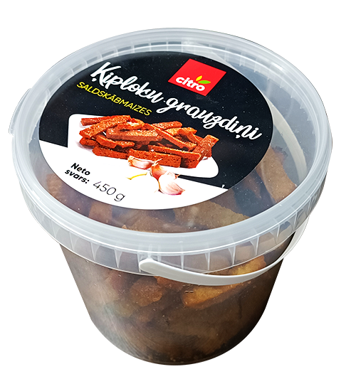 Grauzdiņi saldskābmaizes spainītī Citro 450g