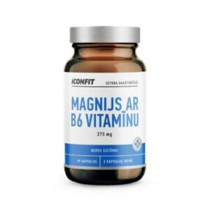 Magnesium B6 375mg kapsulas Iconfit N90