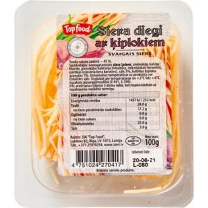 Siera diegi ar ķiplokiem 100g