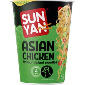 Nūdeles ā/p Sun Yan vistas garša cup 65g