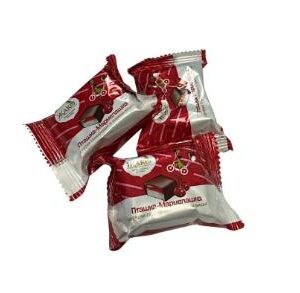 Konfektes Marmelādes Putniņš ar ķiršu garšu sver.