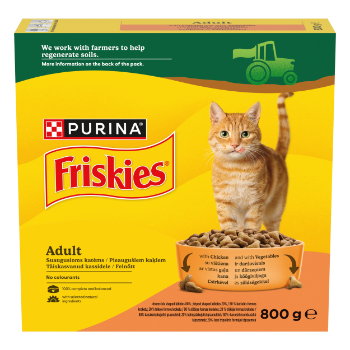 Barība kaķiem Friskies sausā vista 800g