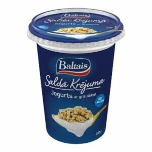 Jogurts saldā krējuma ar graudiem 5% 400g
