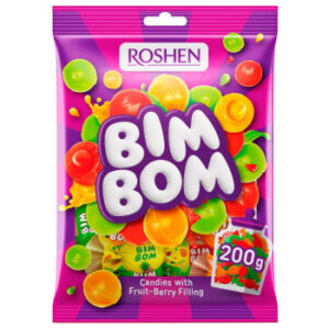 Konfektes karamele Bim Bom Roshen 200g