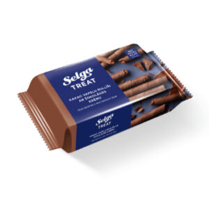 Vafeļu rullīši Selga kakao ar šok.krēma pild.160g